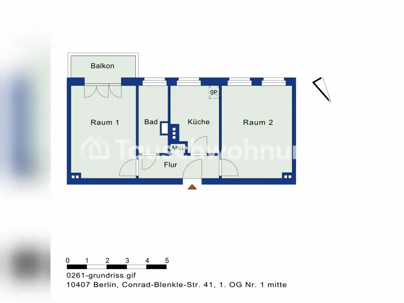 Tauschwohnung: 2 Zi. Prenzlauer Berg mit Balkon Landeseigene — photo 1